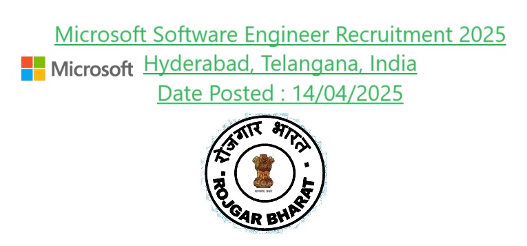 Microsoft Software Engineer Recruitment 2025